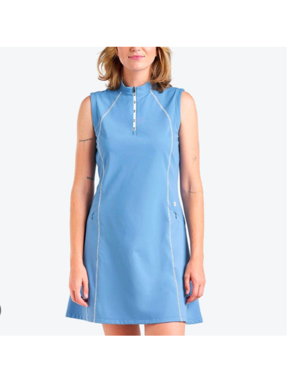 NVO Sport Ally Dress Sea Refection Sleeveless Mini Dress S Golf Pickleball Tenni